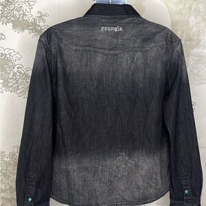 YoungLA Charcoal Denim Jacket